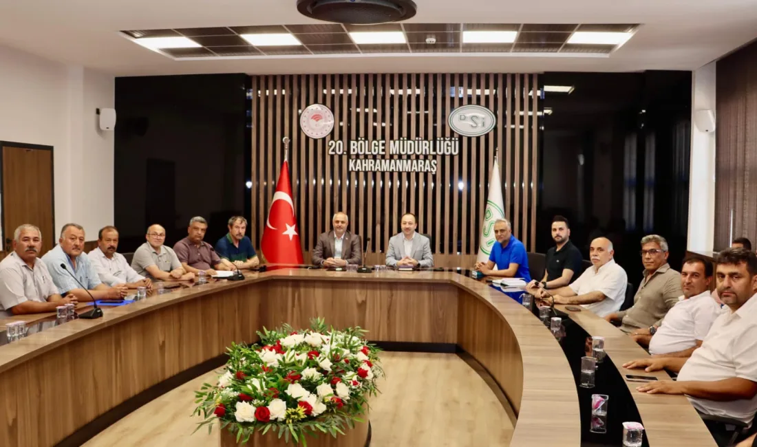 Andırın Belediye Başkanı ve beraberindeki mahalle muhtarları, ilçenin uzun süredir