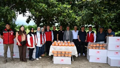 Tarım ve Orman Bakanlığı üst düzey yetkilileri, Andırın’ın Yeşilova Mahallesi’nde