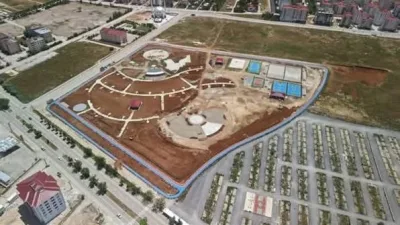 Kahramanmaraş Büyükşehir Belediyesi, Afşin Millet Bahçesi'nde kurulacak çocuk oyun alanları