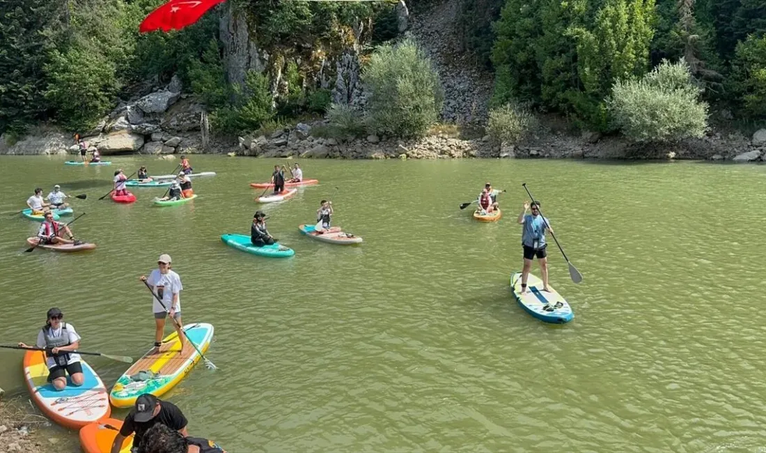 Kahramanmaraş’ın doğa harikası Andırın, kürek sesleriyle şenlendi! Bu yıl 3’üncüsü