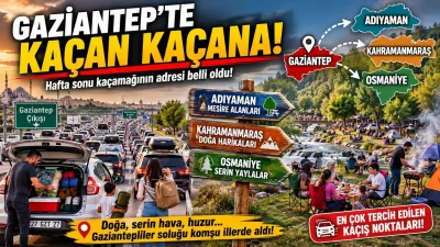 Gaziantep’te etkisini artıran kavurucu sıcaklar, vatandaşları çevre illerin serin noktalarına