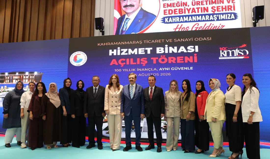 KMTSO’nun yeni binası düzenlenen görkemli törenle hizmete açıldı. Törene TOBB