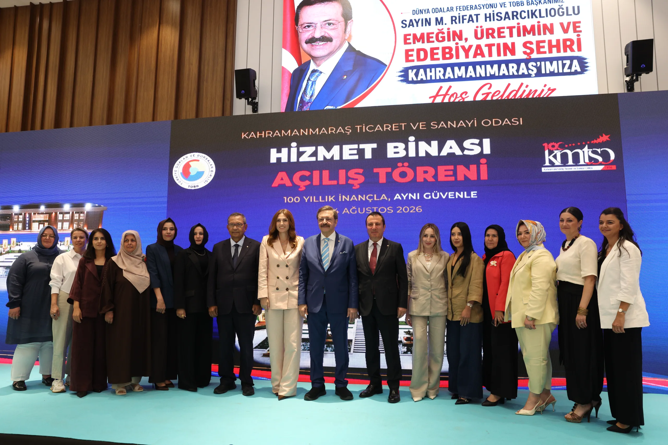 KMTSO’nun yeni binası düzenlenen görkemli törenle hizmete açıldı. Törene TOBB