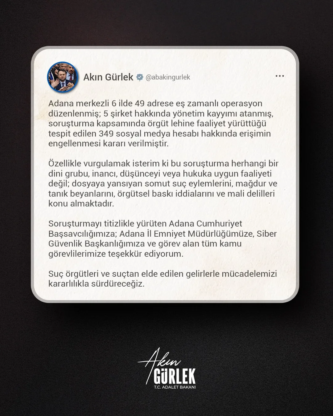 Furkan vakfı'na büyük darbe! Furkan vakfı'na büyük darbe!