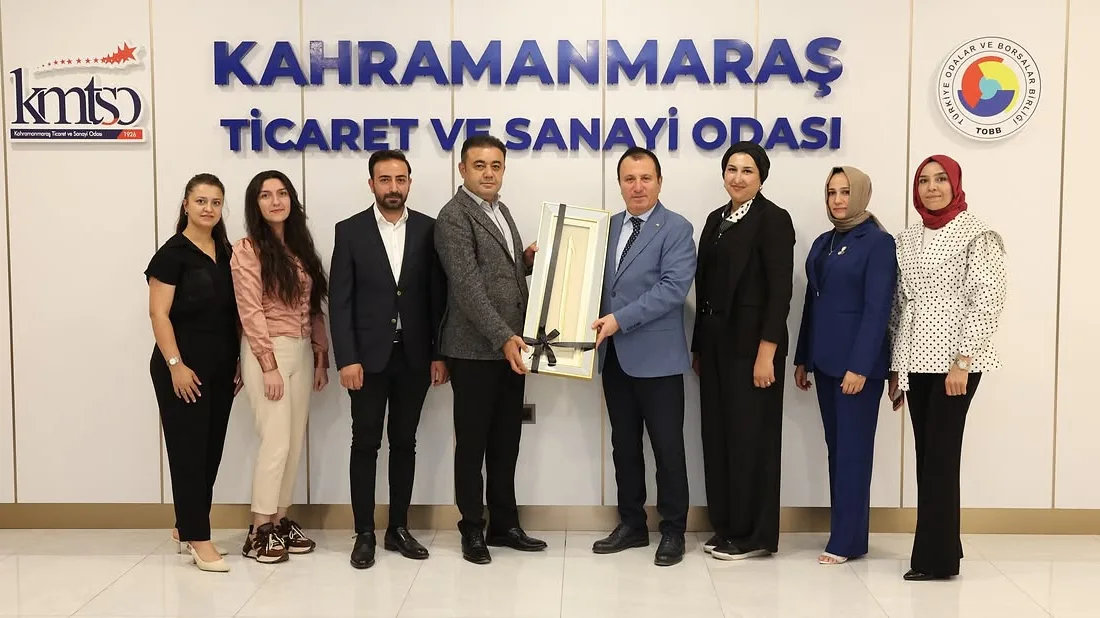 Terziler ve Konfeksiyoncular Odası yönetimi, KMTSO Başkanı Mustafa Buluntu’yu ziyaret