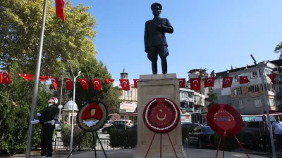 30 Ağustos Zafer Bayramı’nın 104. yıl dönümü kutlamaları, Kahramanmaraş’ta Atatürk