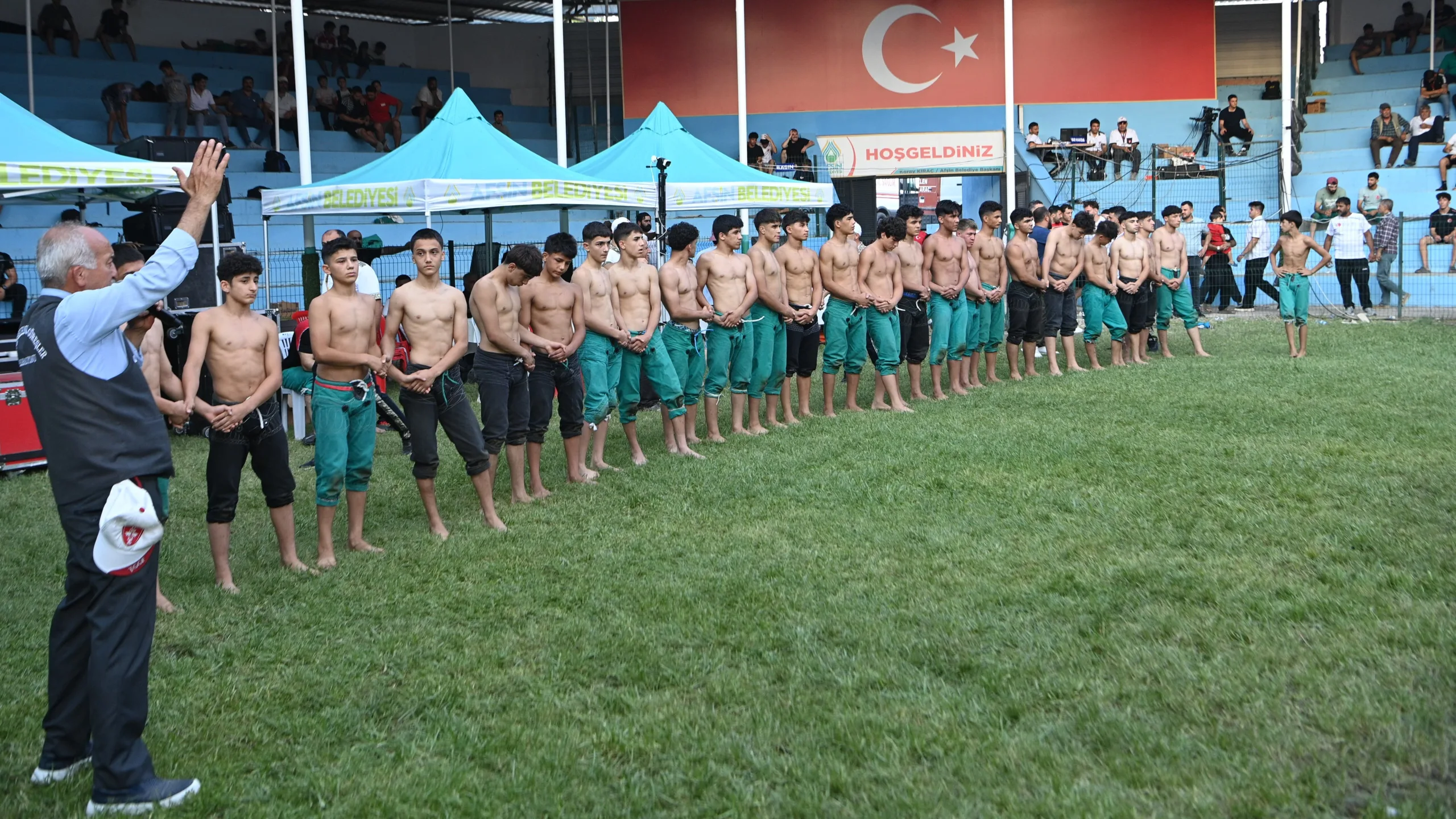 Afşin’de 640 pehlivan er meydanına çıktı!