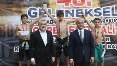 Ata sporu karakucak güreşlerinin kalbi Afşin’de attı. Bu yıl 48’incisi