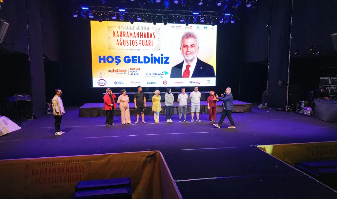 Kahramanmaraş Büyükşehir Belediyesi tarafından düzenlenen Uluslararası Geleneksel Ağustos Fuarı, onuncu