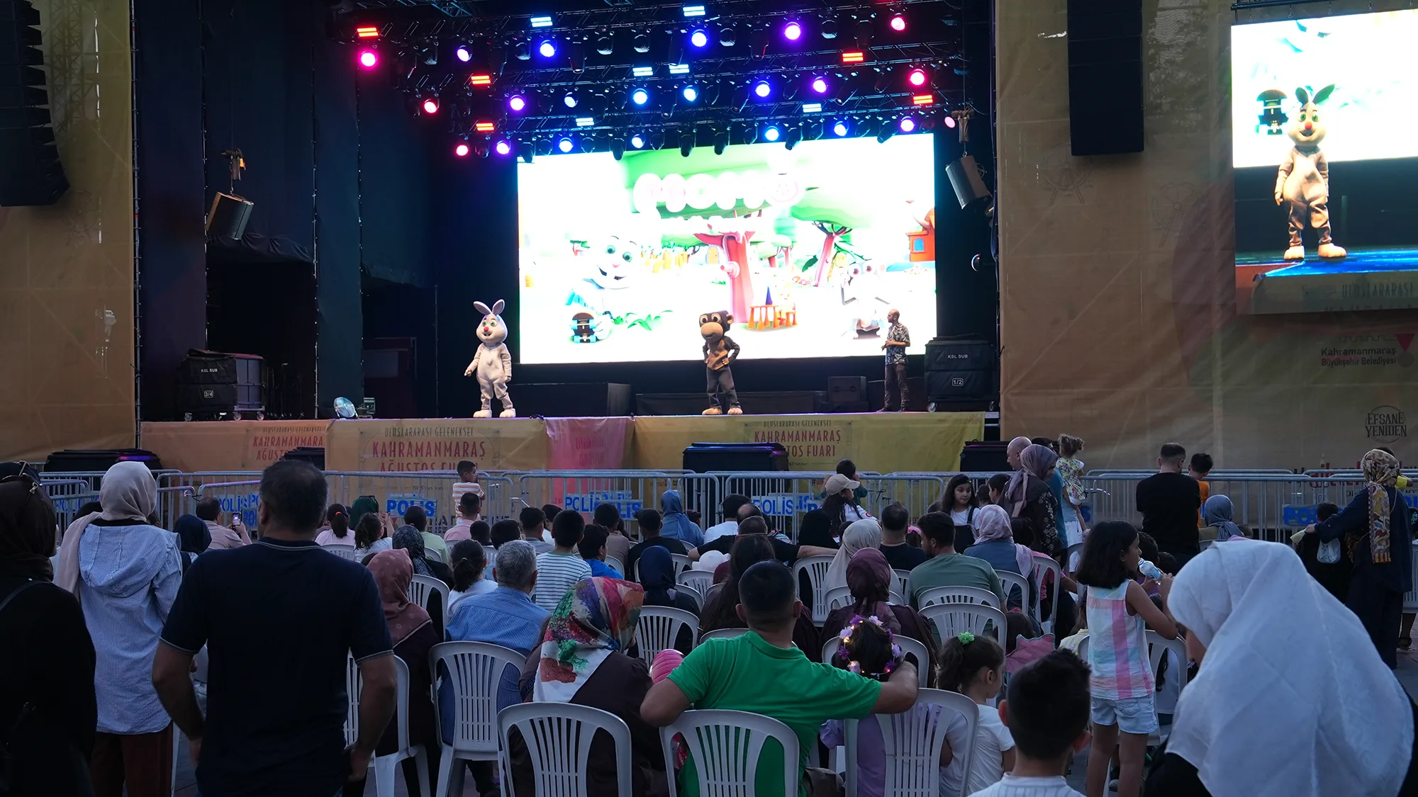 Momo ve yumi kahramanmaraşlı miniklerle buluştu!