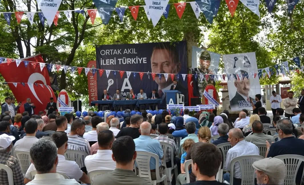 Anahtar Parti Andırın İlçe Kongresi Coşkuyla Gerçekleştirildi. Tek adayla yapılan