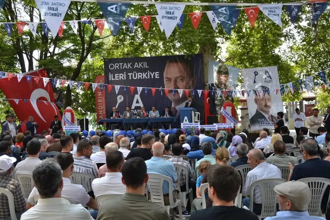 Anahtar Parti Andırın İlçe Kongresi Coşkuyla Gerçekleştirildi. Tek adayla yapılan