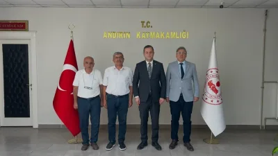 Andırın Kaymakamı Ömer Bulut’a hayırlı olsun ziyaretleri sürüyor.