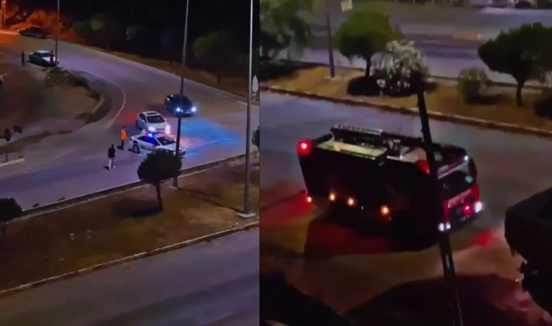 Kahramanmaraş Andırın’da dün akşam saatlerinde korku dolu anlara sahne oldu.
