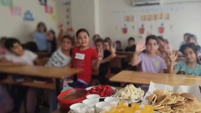 Andırın’da Yaz Kur’an Kurslarında eğitim gören öğrenciler, "Mutfak Atölyesi" etkinliğinde