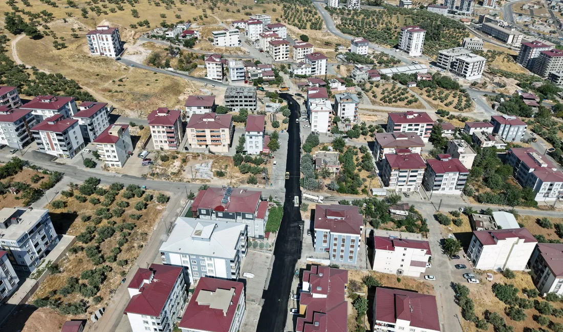 Kahramanmaraş Büyükşehir Belediyesi, Dulkadiroğlu ilçesi Ballıca Mahallesi’nde altyapı çalışmaları nedeniyle