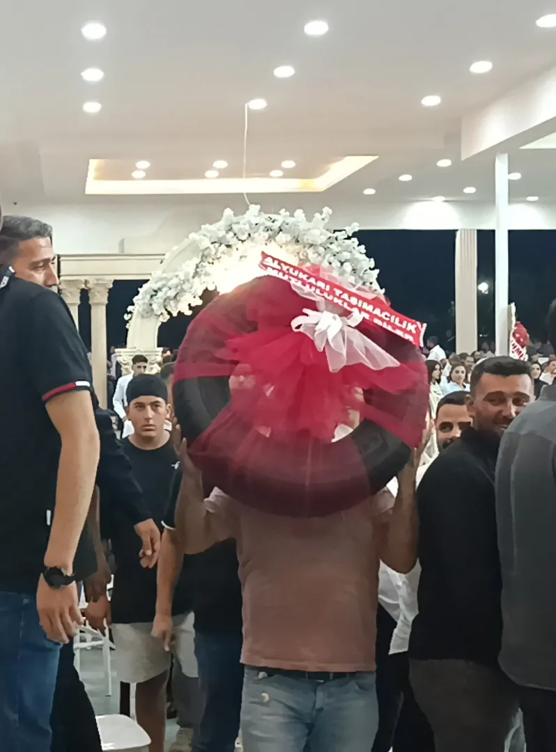 Damada altın yerine lastik!