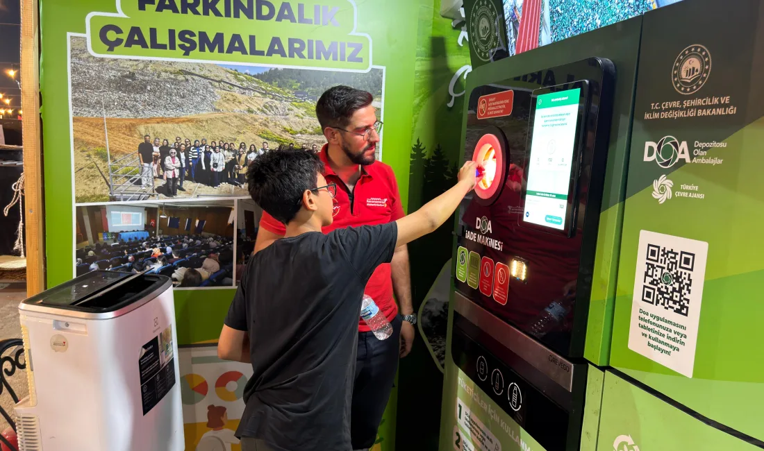 Kahramanmaraş Büyükşehir Belediyesinin Geleneksel Ağustos Fuarı’nda kurduğu DOA noktası, ziyaretçileri