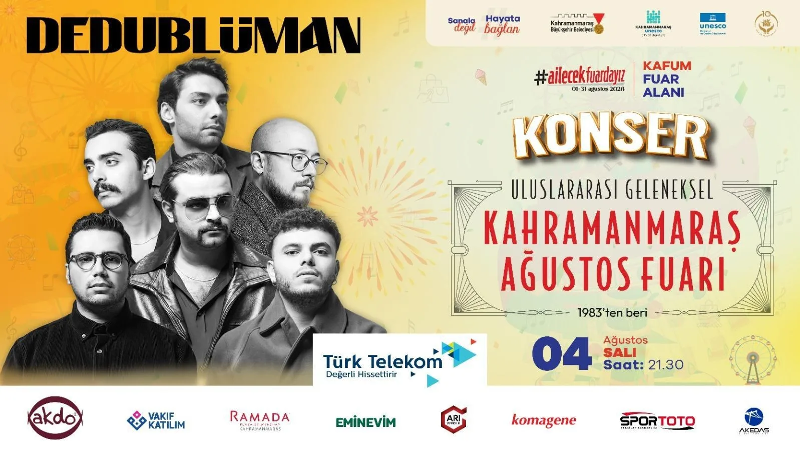 Dedublüman Kahramanmaraş’ta Sahne Alıyor!