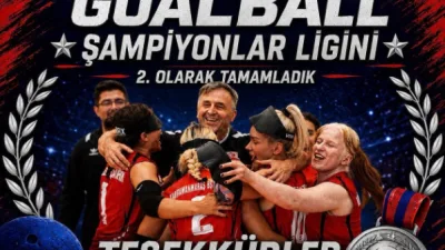 Almanya’da düzenlenen Goalball Avrupa Şampiyonlar Ligi’nde mücadele eden Kahramanmaraş Büyükşehir