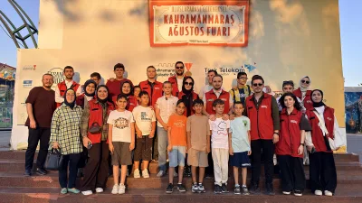 Kahramanmaraş Büyükşehir Belediyesi, özel gereksinimli çocukları Geleneksel Ağustos Fuarı’nda ağırladı.