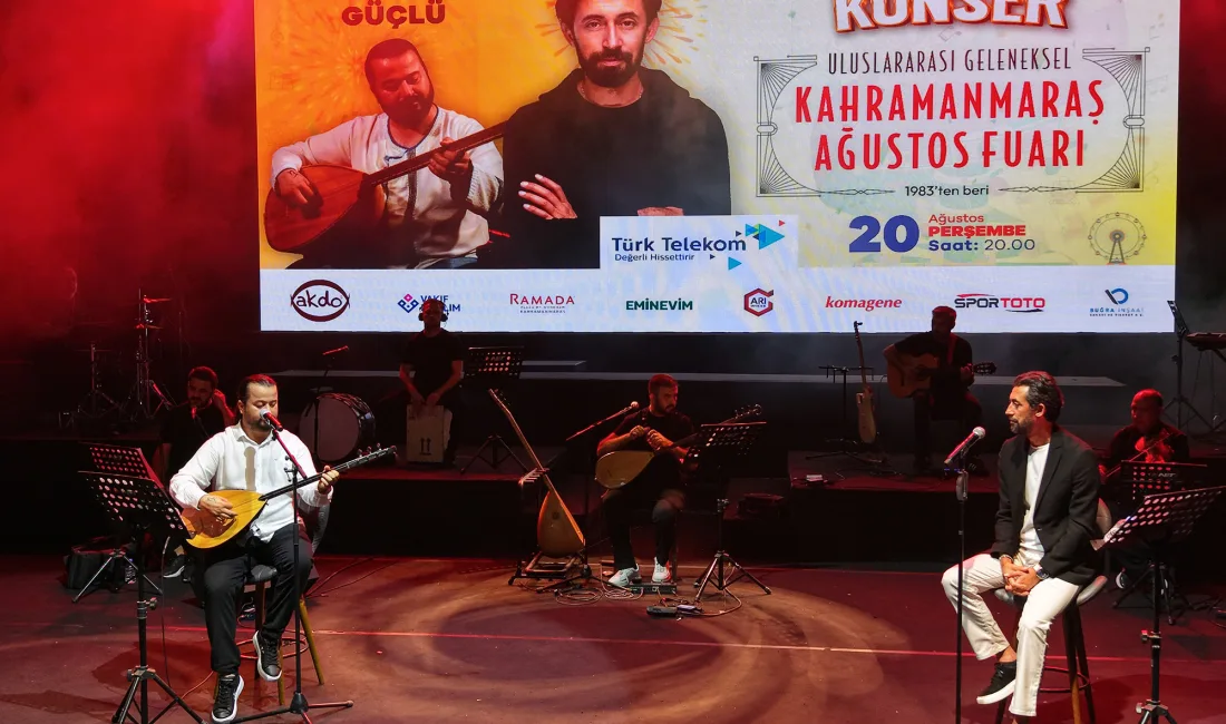 Kahramanmaraş Büyükşehir Belediyesi tarafından düzenlenen Geleneksel Ağustos Fuarı’nın 20’nci gününde,