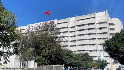 Adana'da Çukurova Üniversitesi Tıp Fakültesi Balcalı Hastanesi’nin Radyoloji bölümünün deposundan