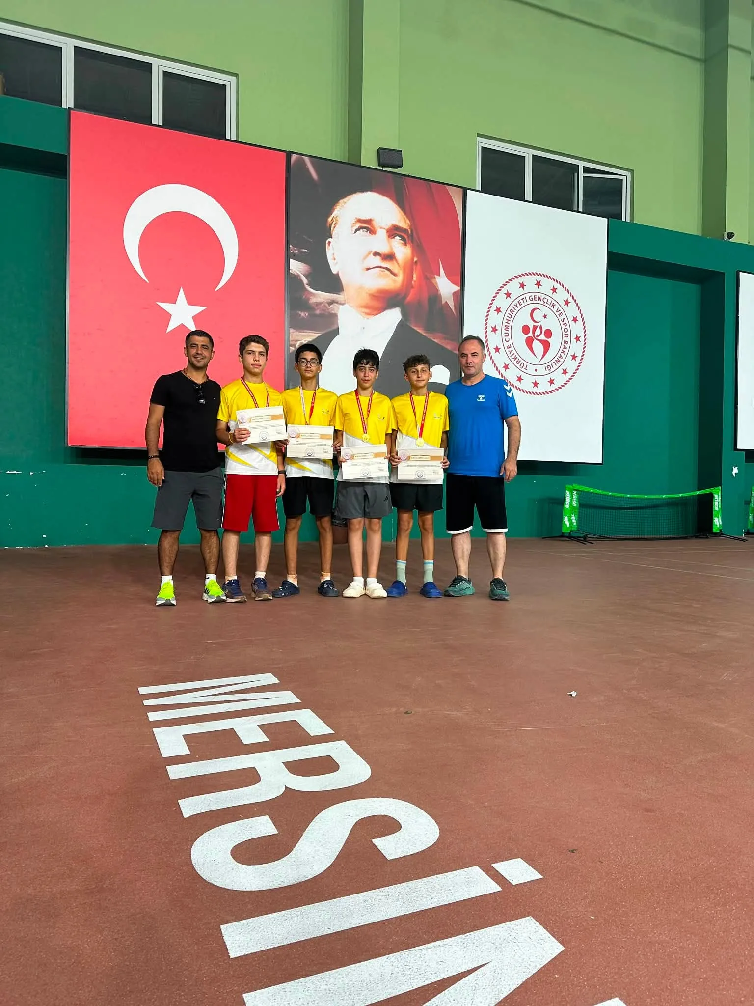 Teniste kahramanmaraş rüzgarı!