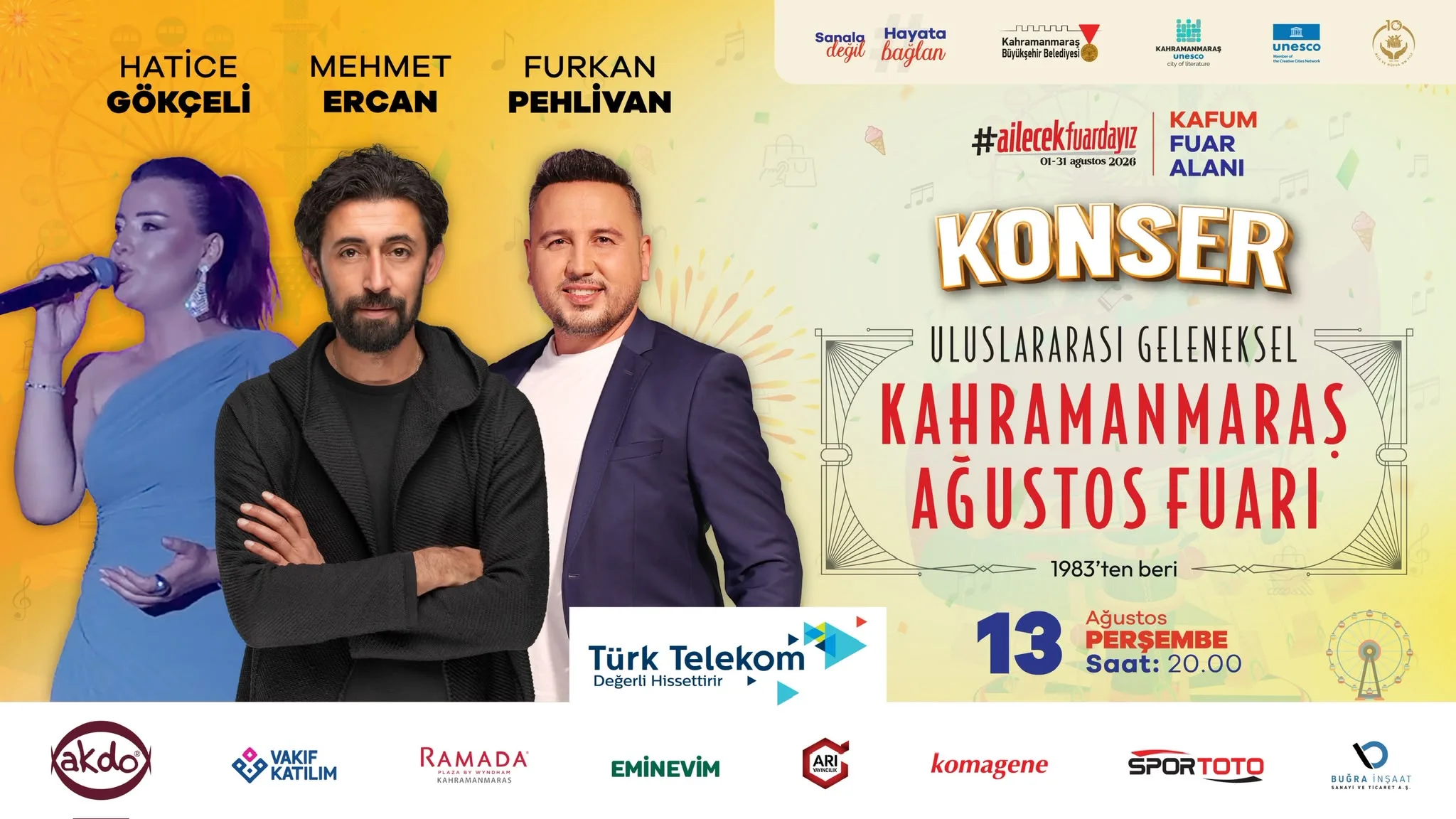 Hatice Gökçeli ve Furkan Pehlivan KAFUM’da Sahne Alacak!