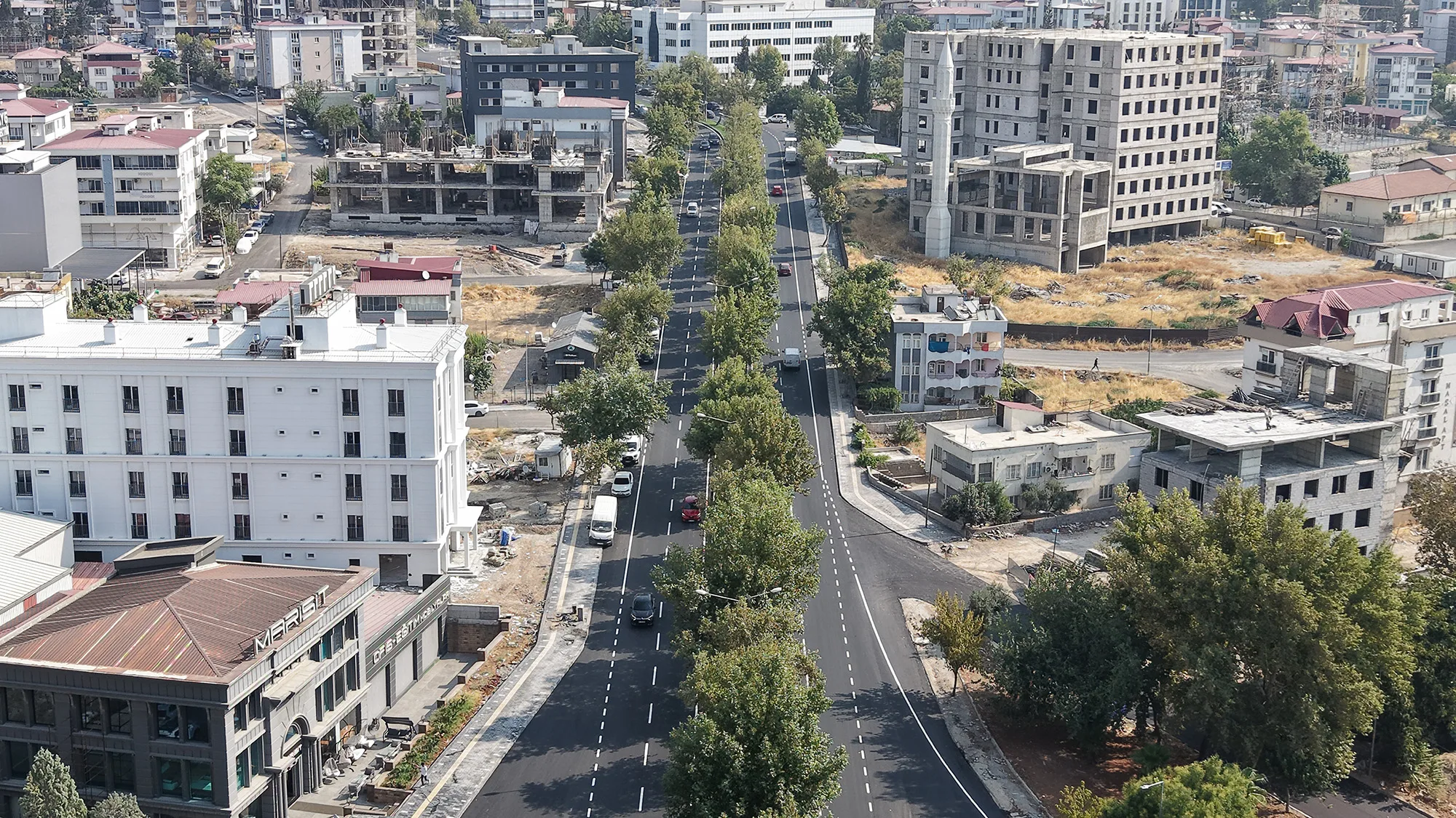 Lütfi köker bulvarı’nda asfalt mesaisi bitti!