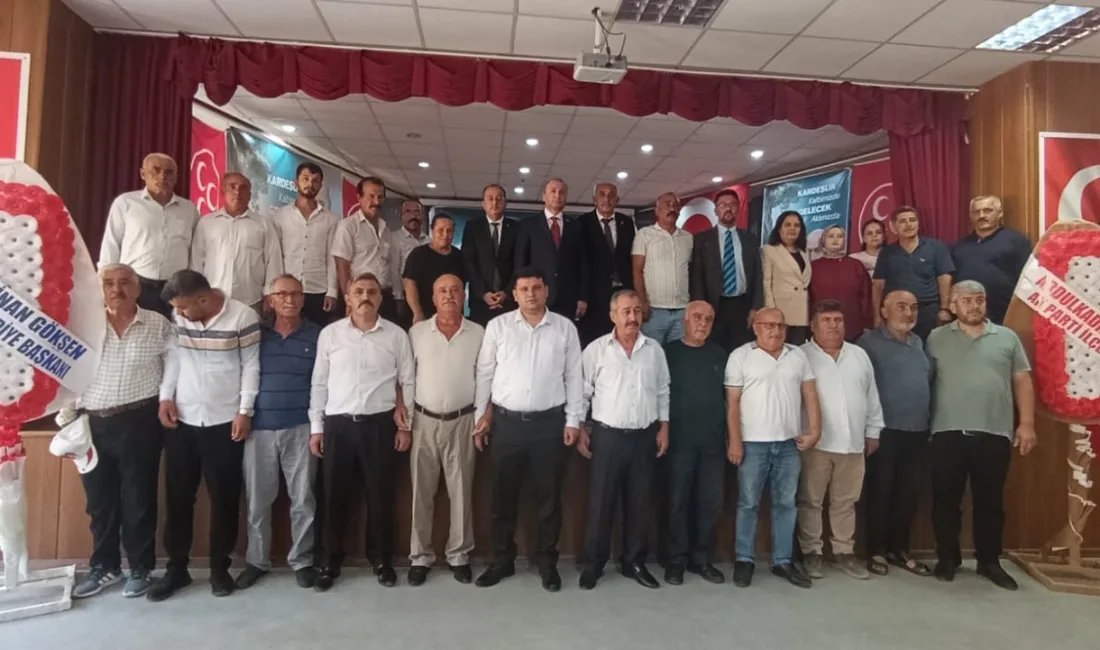MHP Andırın’da olağan kongre gerçekleştirildi. Tek liste ile yapılan seçimde