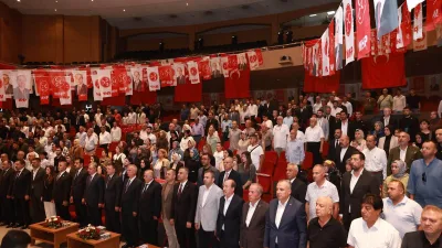 MHP Onikişubat İlçe Teşkilatı’nda tek adayla yapılan kongrede Koray Korkmaz,