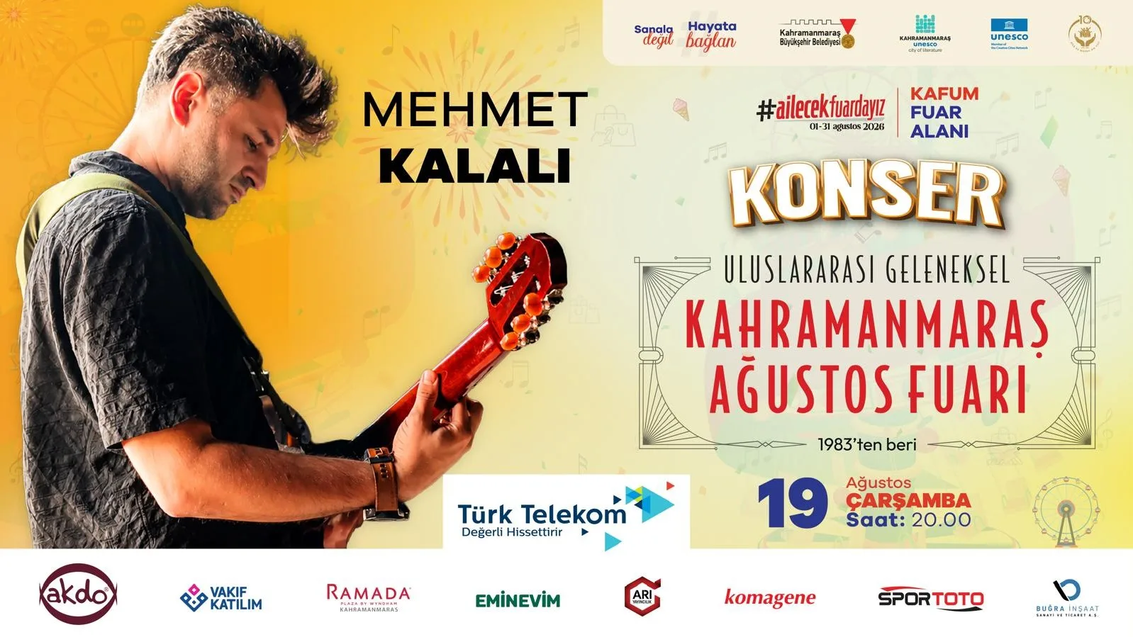 Ağustos Fuarı’nda Müzik Rüzgârı