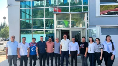 Kahramanmaraş Gençlik ve Spor İl Müdürü Yasin Özdemir ve beraberindeki
