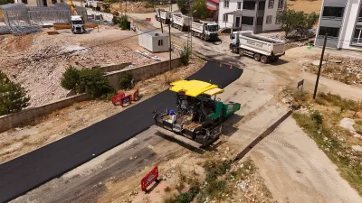 Kahramanmaraş Büyükşehir Belediyesi, altyapı çalışmaları nedeniyle yıpranan Eskiköy – Hüyük