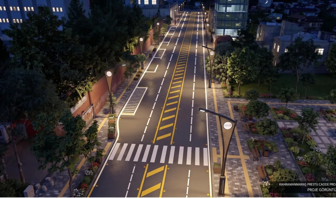 Büyükşehir Belediyesi, Dulkadiroğlu Gazi Paşa Mahallesi’ndeki Gazneliler Caddesi’nde son kat