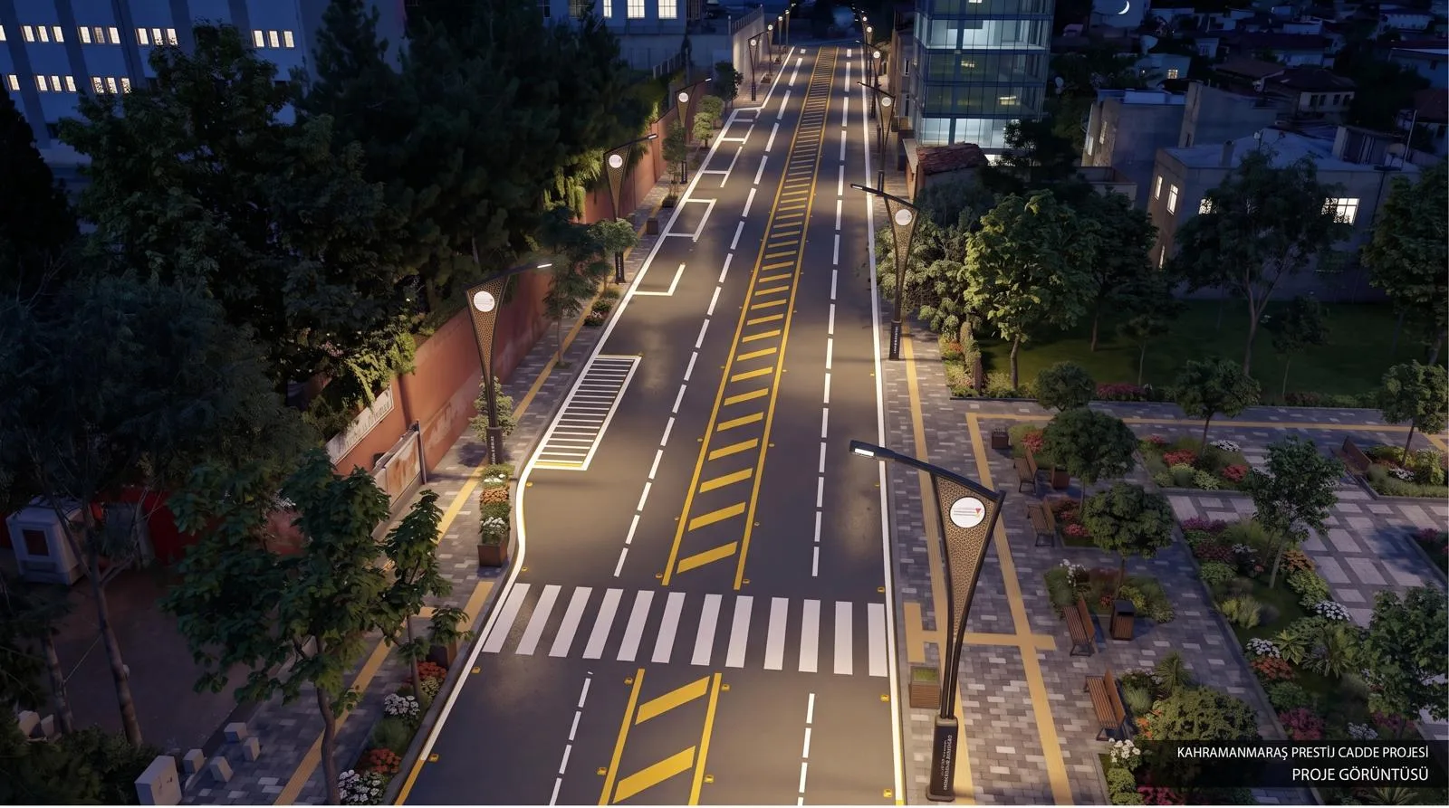Büyükşehir Belediyesi, Dulkadiroğlu Gazi Paşa Mahallesi’ndeki Gazneliler Caddesi’nde son kat