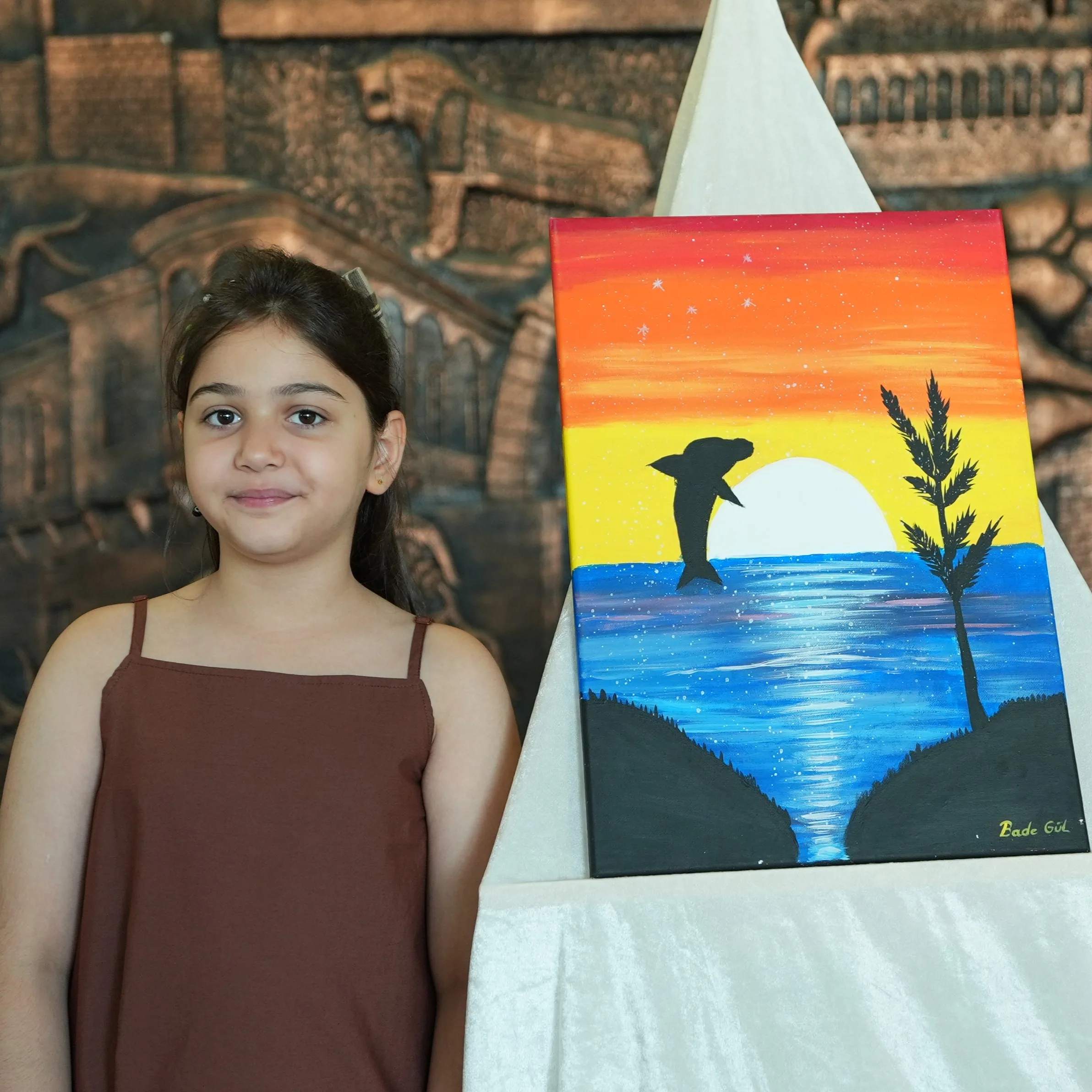 Minik Ellerden Tuvale Yansıyan Sanat!