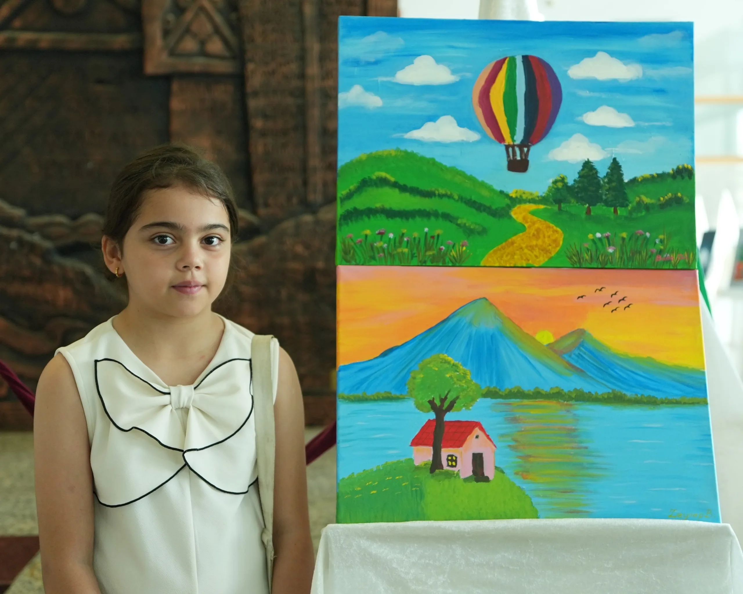 Minik Ellerden Tuvale Yansıyan Sanat!
