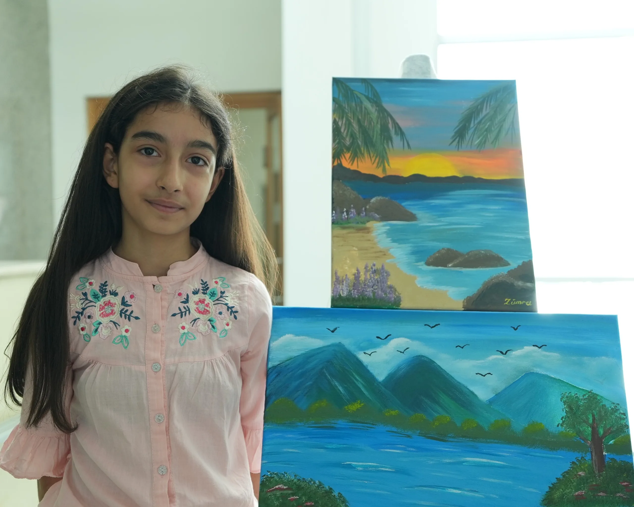 Minik Ellerden Tuvale Yansıyan Sanat!