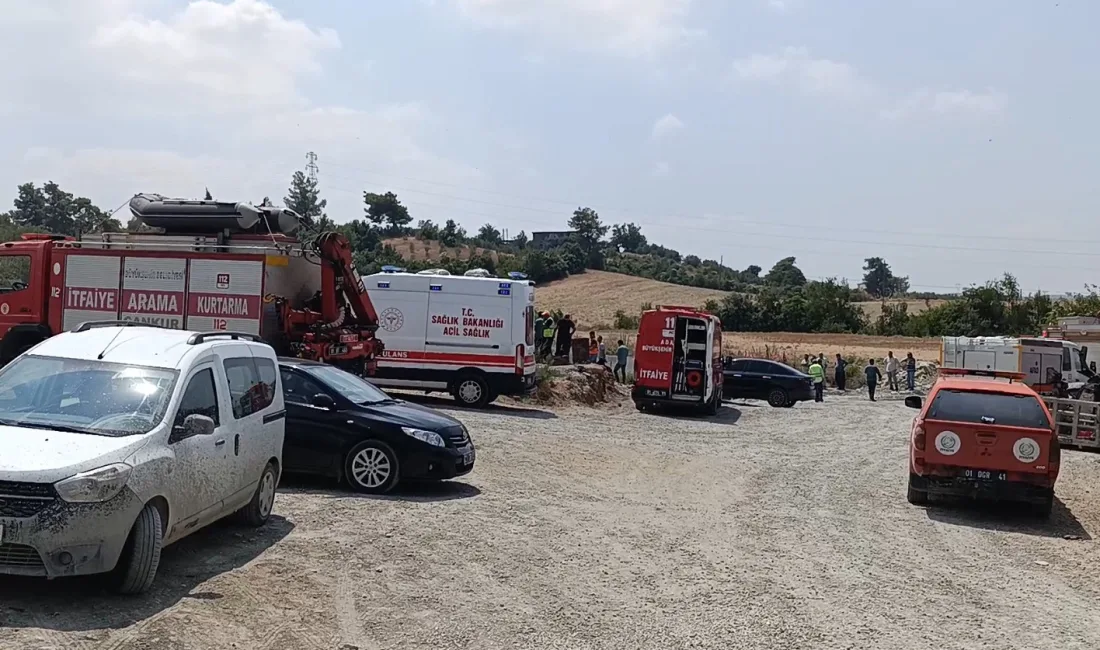 İçme suyu projesi kapsamında yürütülen çalışmalar sırasında göçük meydana geldi.