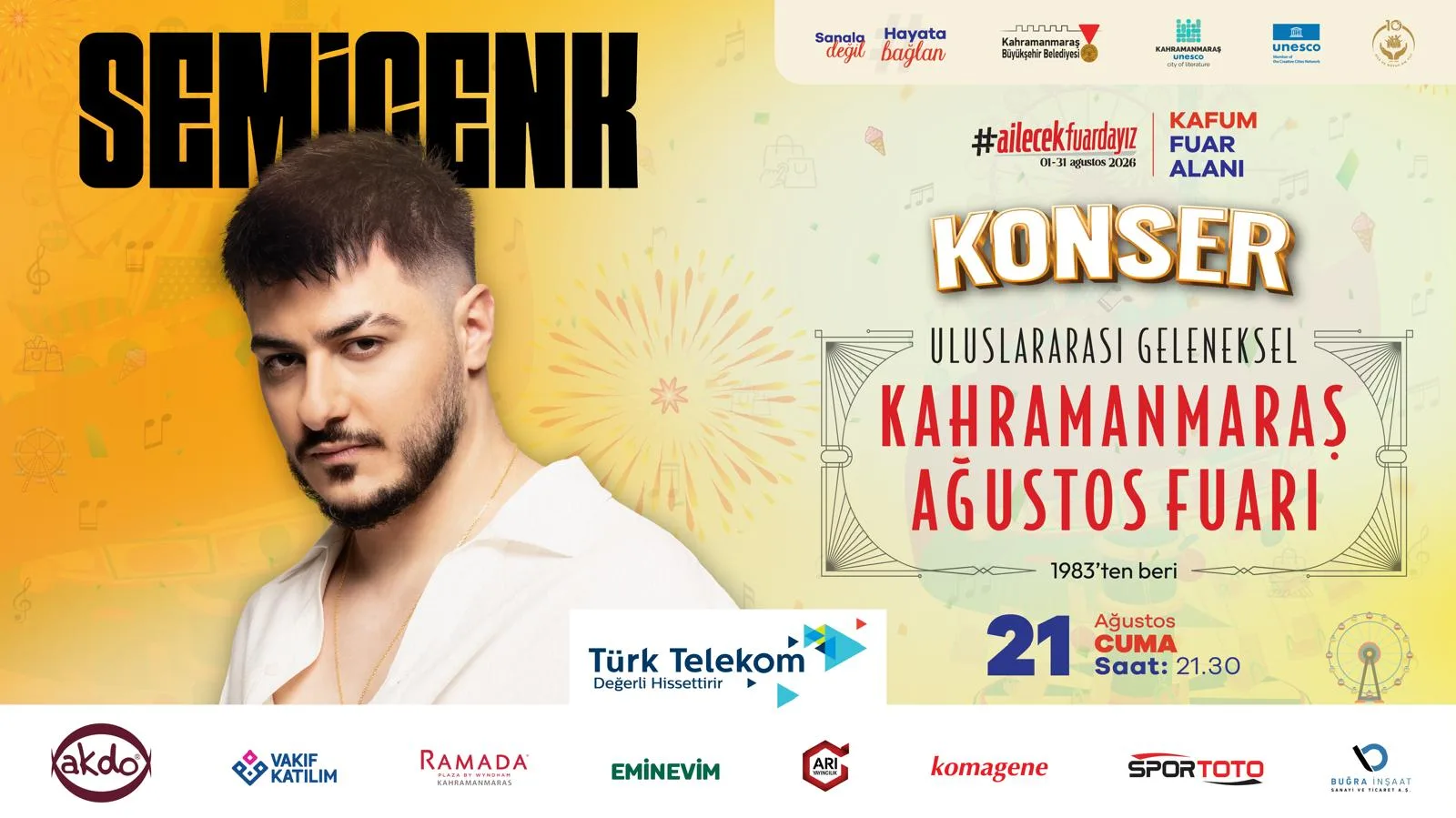 Ağustos Fuarı’nda Semicenk Rüzgârı Esecek