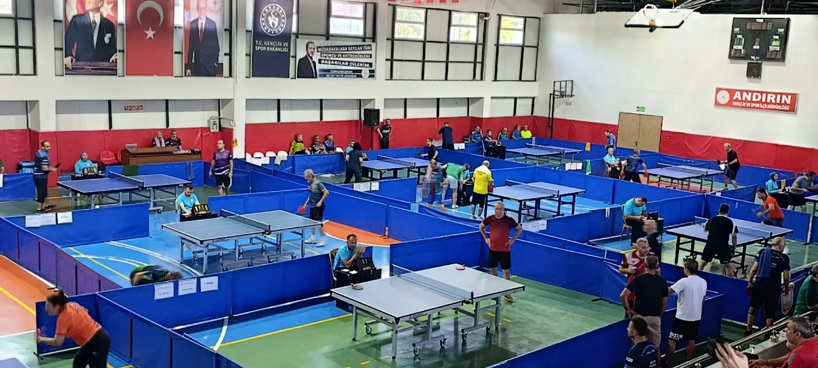 Büyük Heyecan Başladı: Andırın’da Masa Tenisi Rüzgârı!