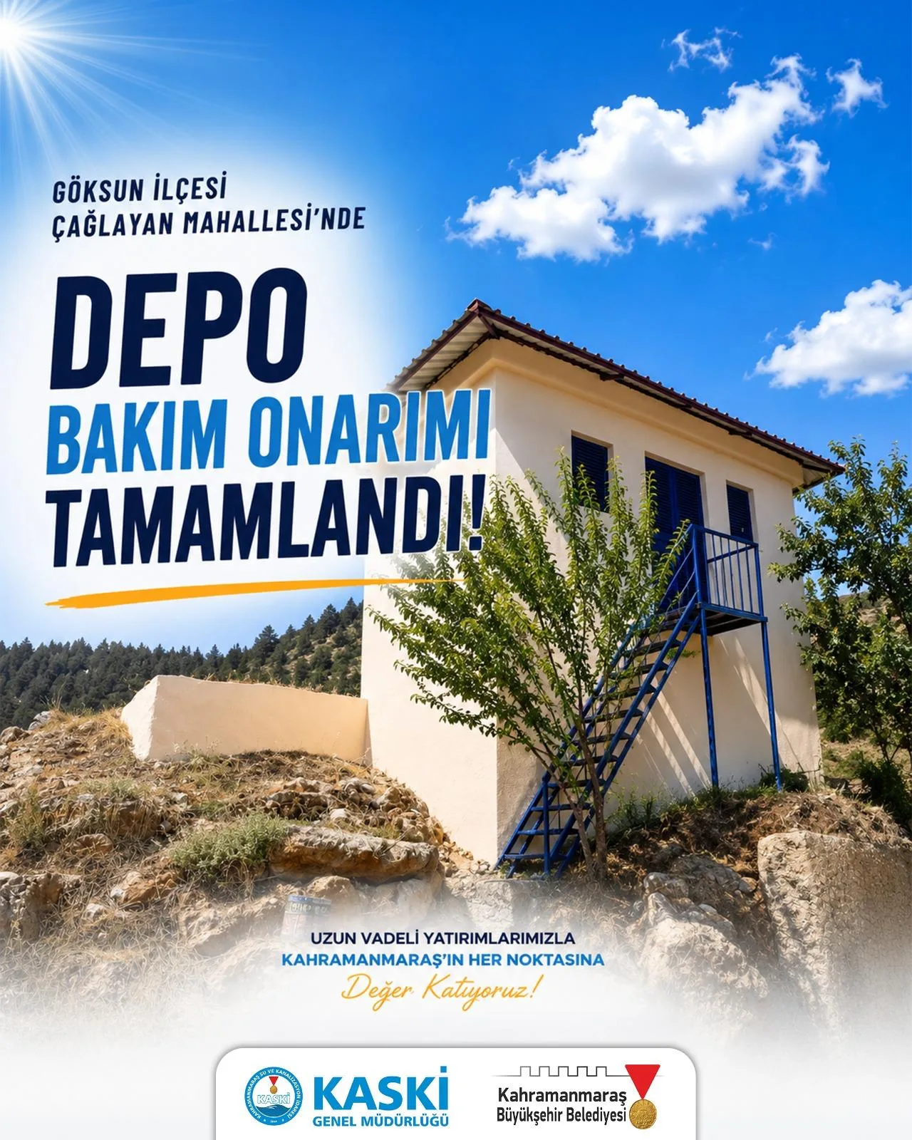 Göksun’un İçme Suyu Altyapısına Dev Dokunuş!