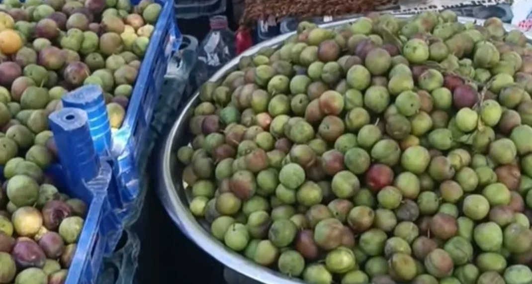 Andırın’da sezonun son "ağ eriği" tezgâhlarda yerini aldı