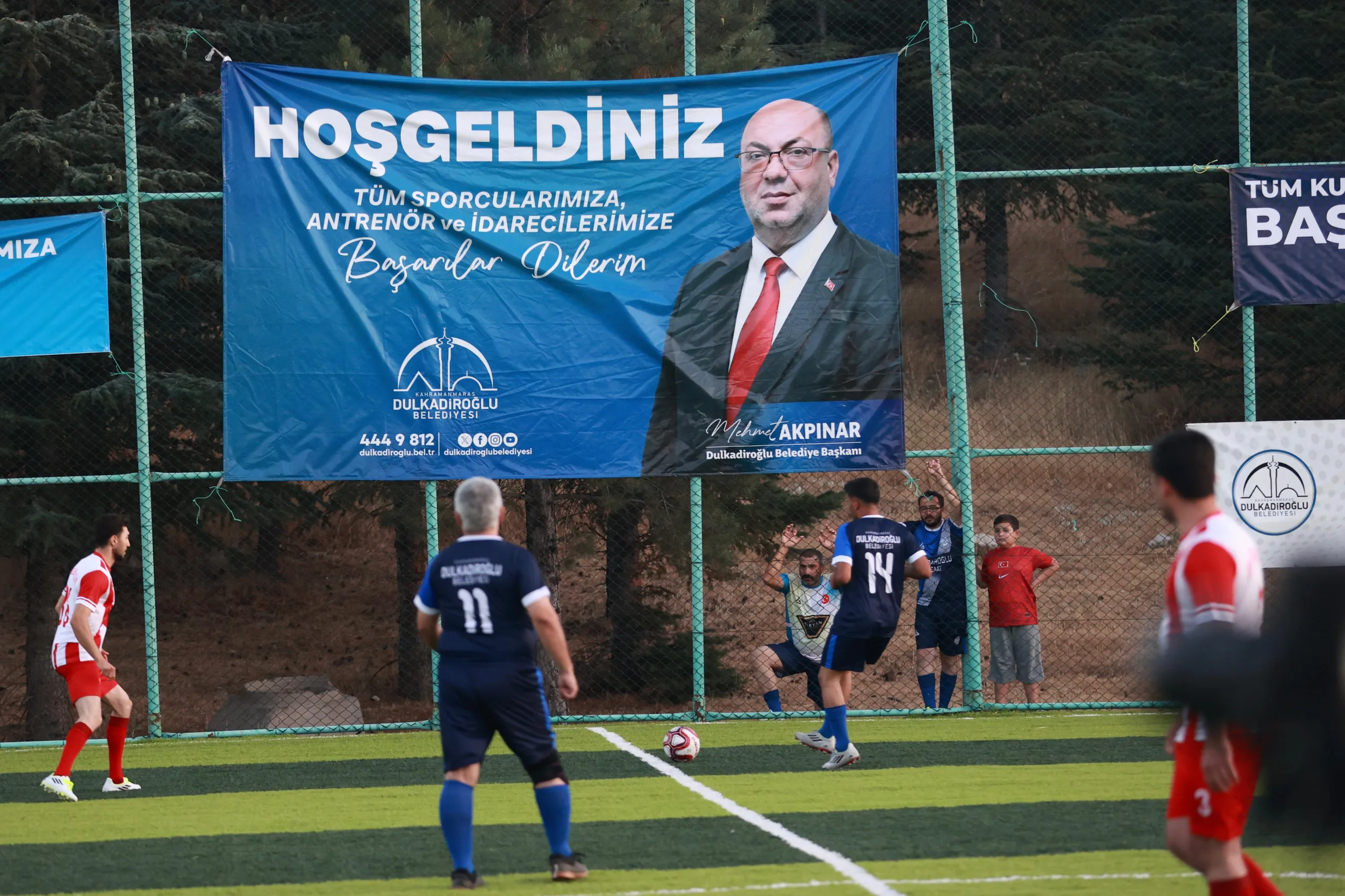 Kahramanmaraş’ta kamu kurumları yeşil sahalara i̇ndi!