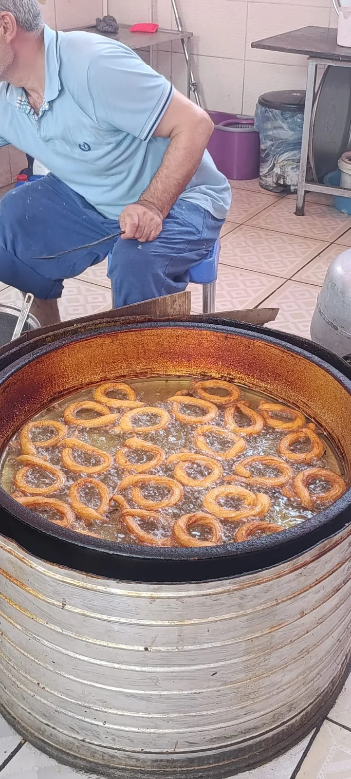 Andırın’da sıcak tatlı molası!