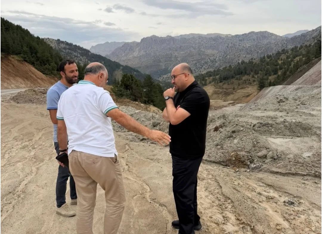 Ak partili şahin'den yol i̇ncelemesi!