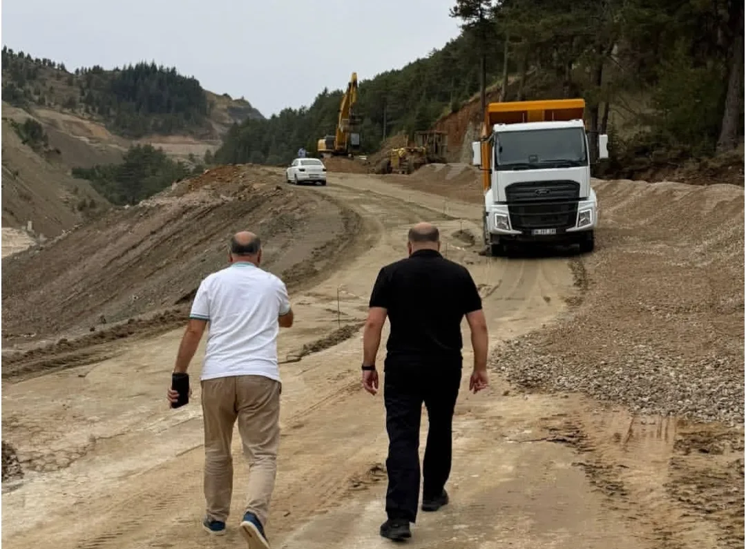Ak partili şahin'den yol i̇ncelemesi!