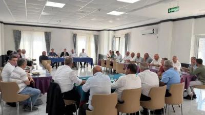 Kahramanmaraş’ın Andırın ilçesinde yeni eğitim-öğretim yılı öncesinde düzenlenen okul müdürleri